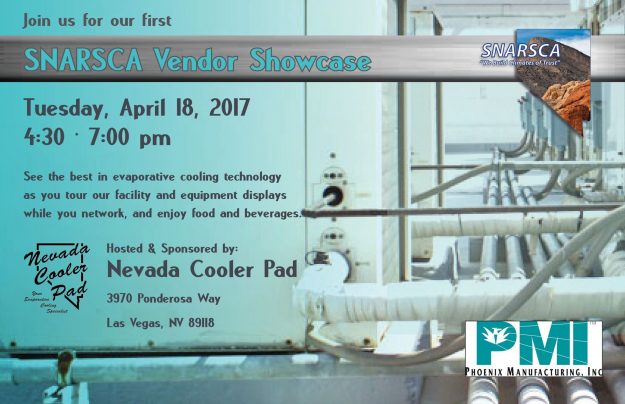 04-17 Vendor Showcase-NV Cooler Pad SNARSCA Vendor Flyer